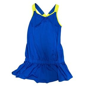 Tail Tennis Dress Blue and Yellow Size M
